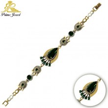 Gümüş Otantik Taşlı Biezik /Bileklik